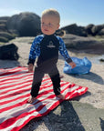 Traje de Agua Tiburon Azul