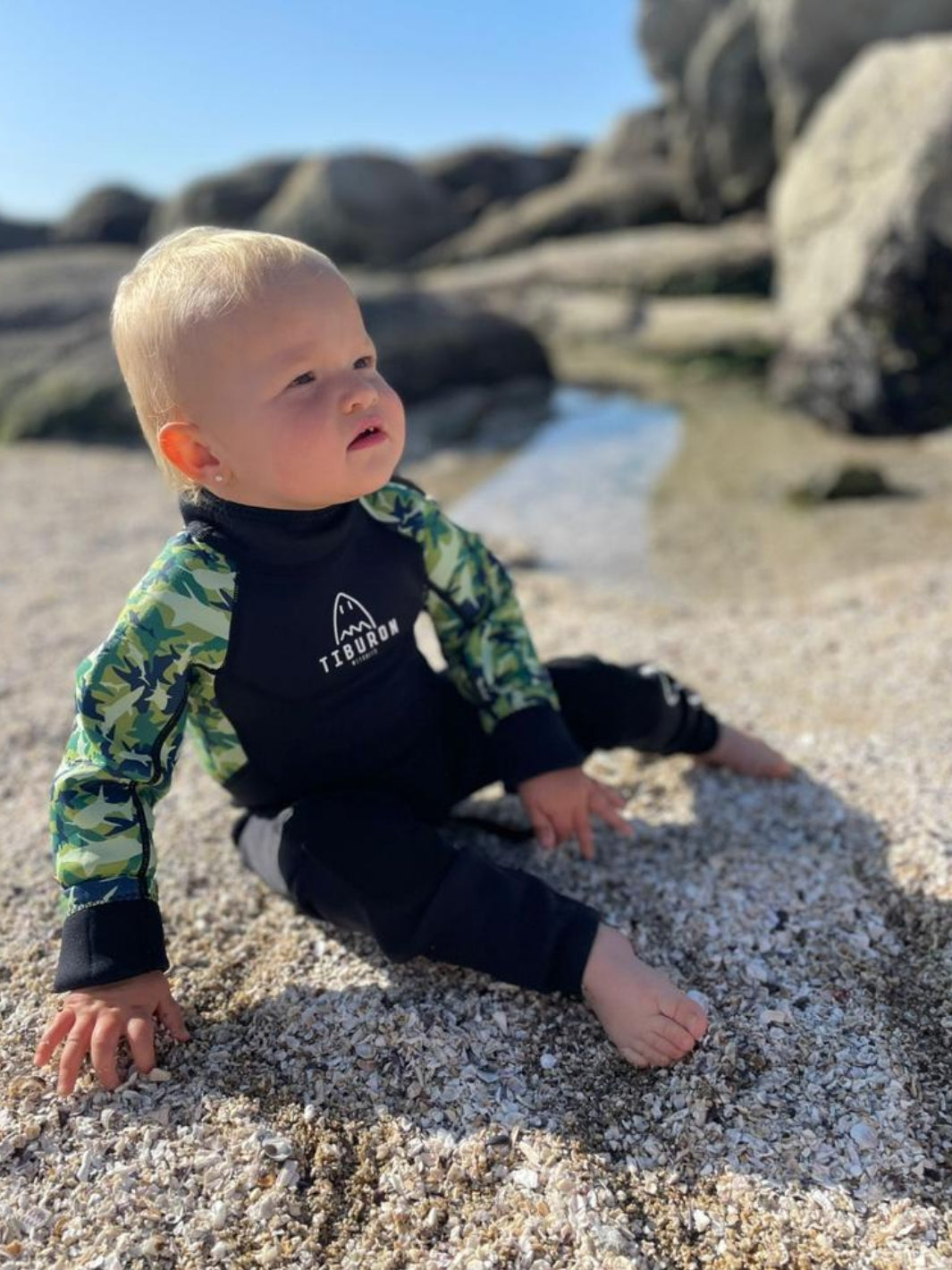 Traje de Agua Tiburon Verde