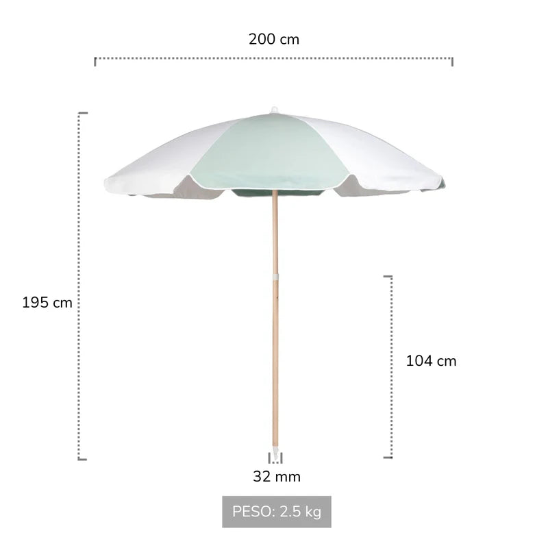 Quitasol Dryhood Verde UV50